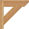 Ekena Millwork Traditional Slat Rough Sawn Outlooker, Western Red Cedar, 6"W x 18"D x 18"H OUT06X18X18TRA06RWR - alternate 3